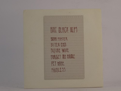 Nine black alps burn faster - nine,