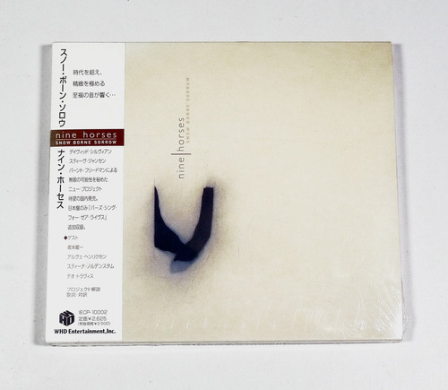 Nine horses snow borne - "nine, "snow