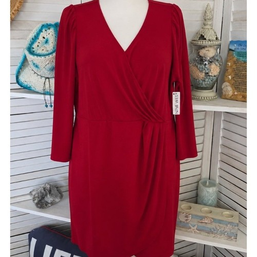 Nine west plus red faux - plus,